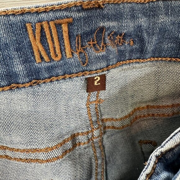 Kut From The Kloth Jeans Womens 2 Carrie Boyfriend Pockets Cotton Stretch - Picture 9 of 10
